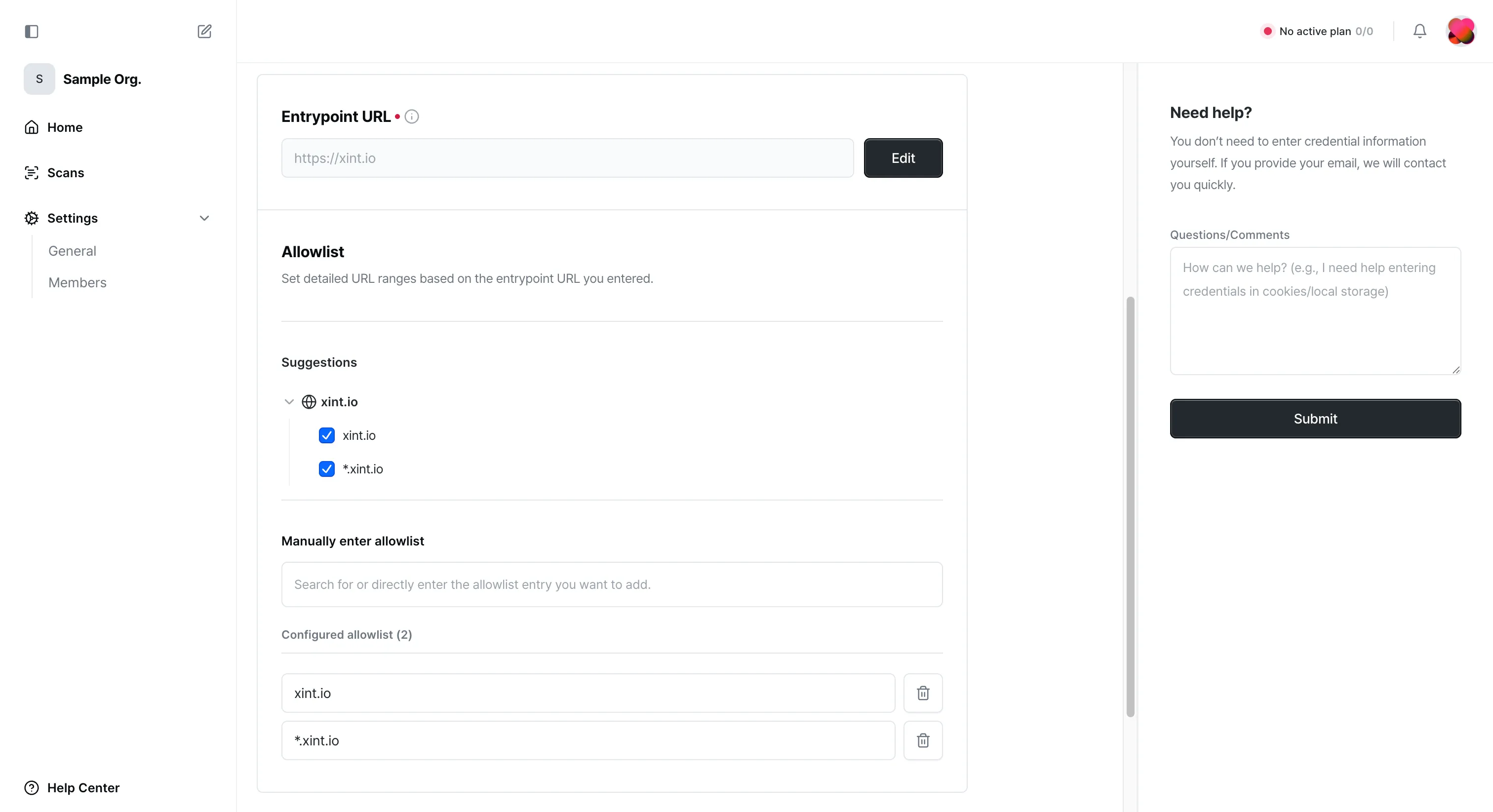 Allowlist Configuration