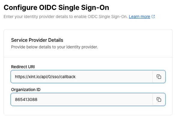 Check Service Provider Details
