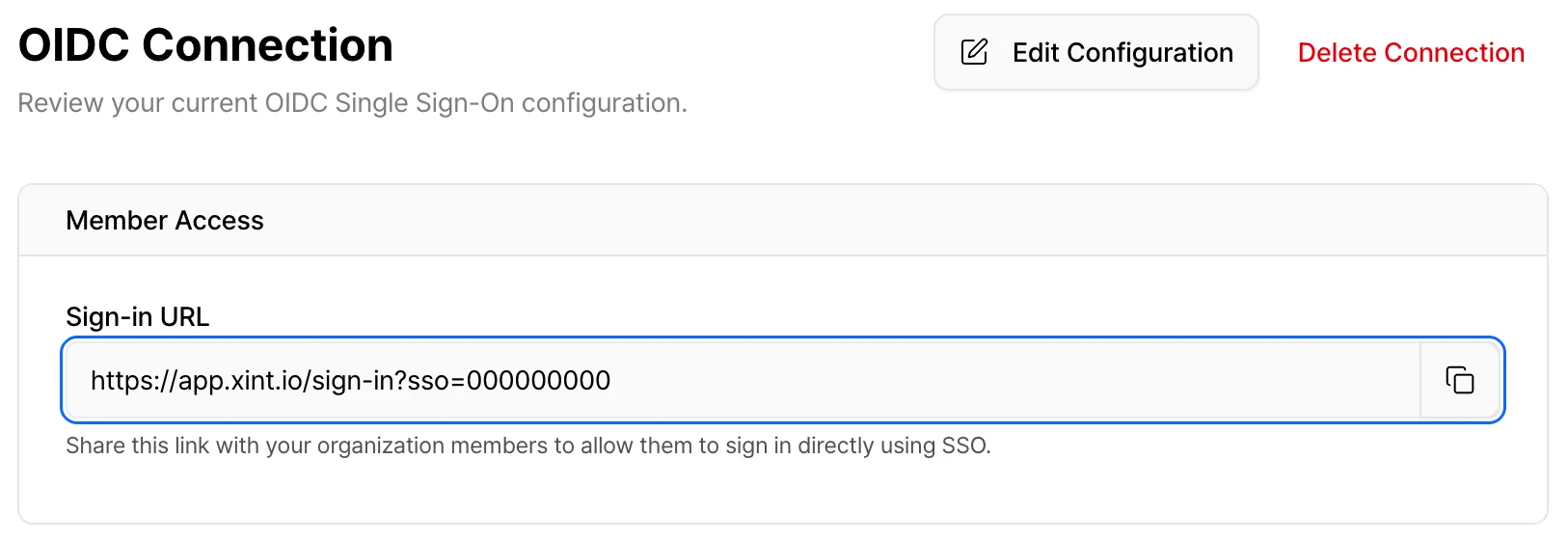Organization Sign-In URL