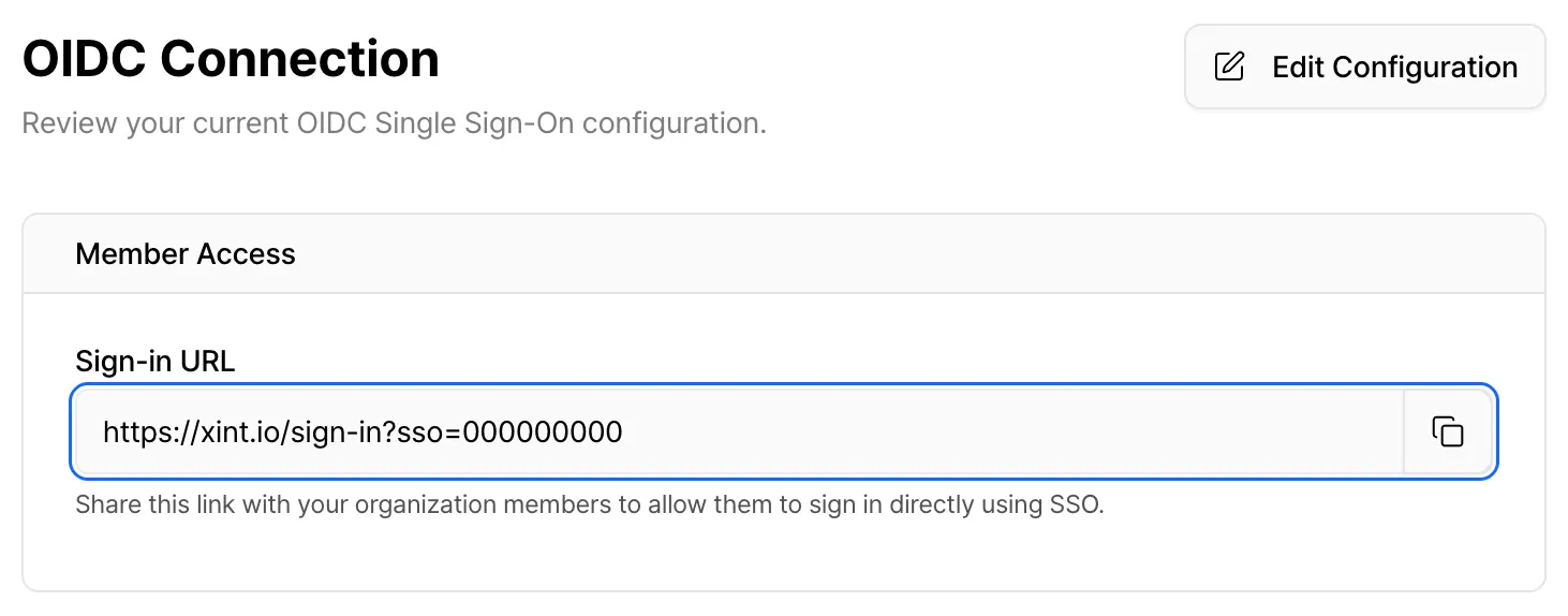 Organization Sign-In URL
